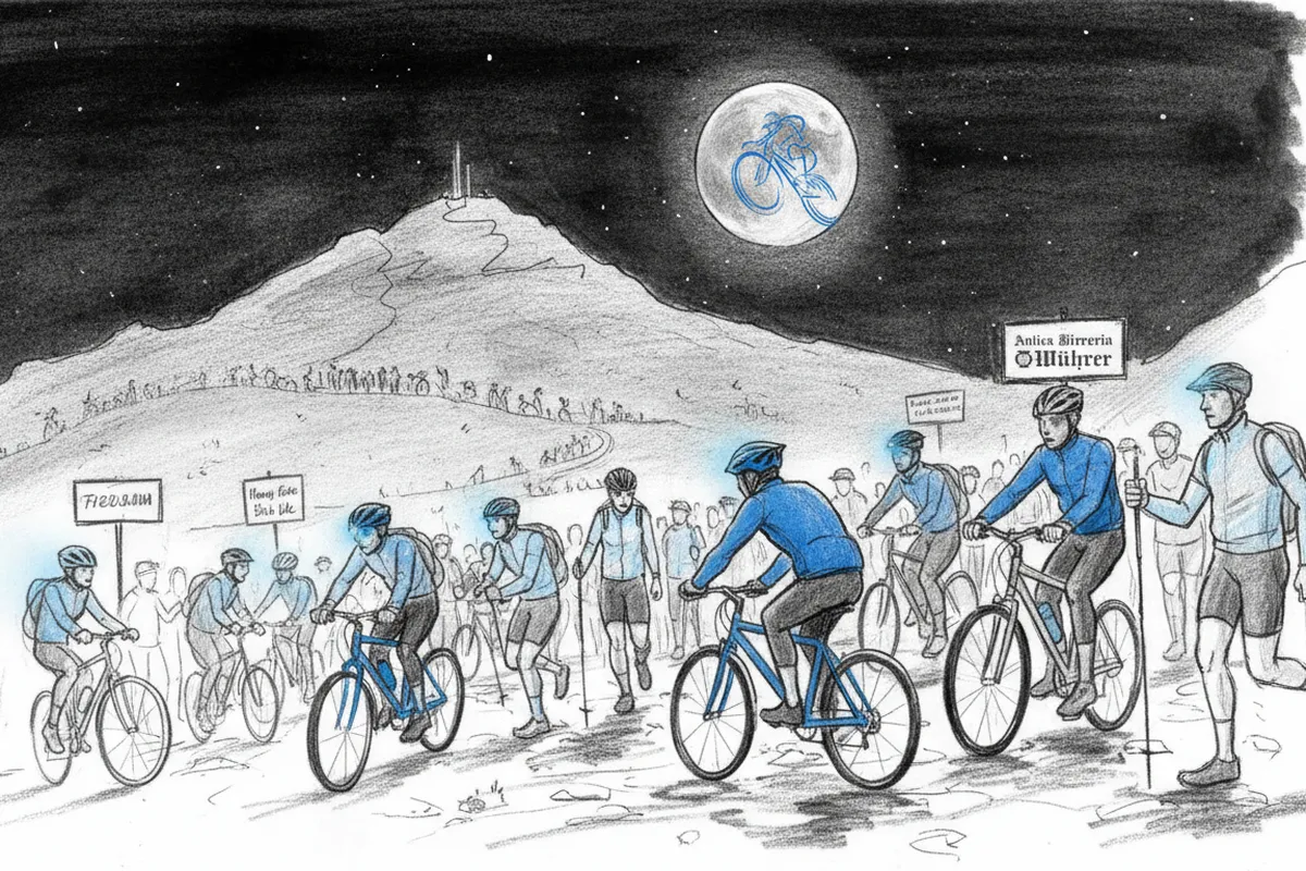 Illustrazione a corredo: Maddalena by Night: Oltre 500 sfidano il caldo in bici e di corsa!