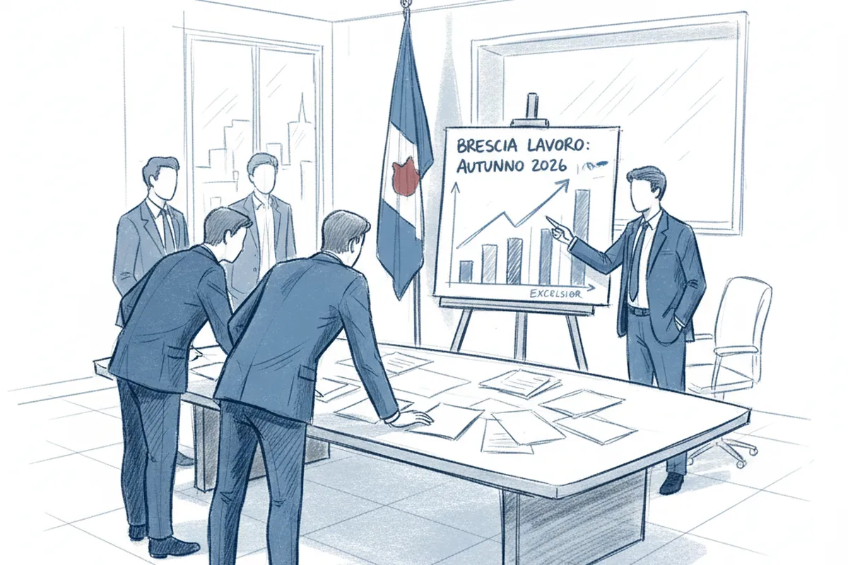 Illustrazione a corredo: Brescia, ecco cosa succederà al lavoro: le previsioni per l'autunno 2026