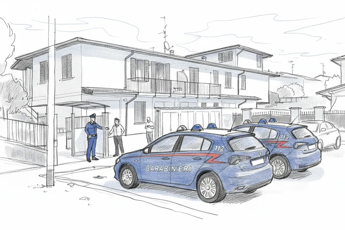 Illustrazione a corredo: Orzinuovi, sparatoria in villa: arrestata banda di rapinatori durante il blitz