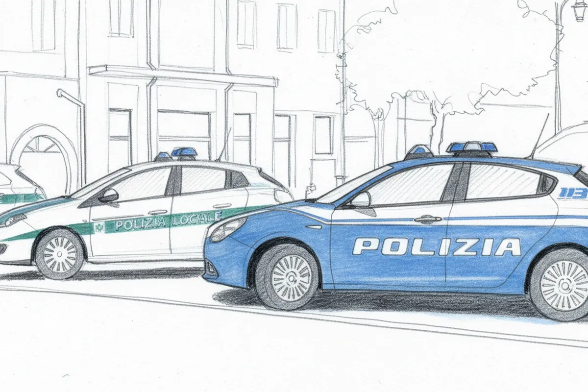 Illustrazione a corredo: Scatta il blitz al raduno clandestino sul Garda: 100 identificati e 3 auto sequestrate