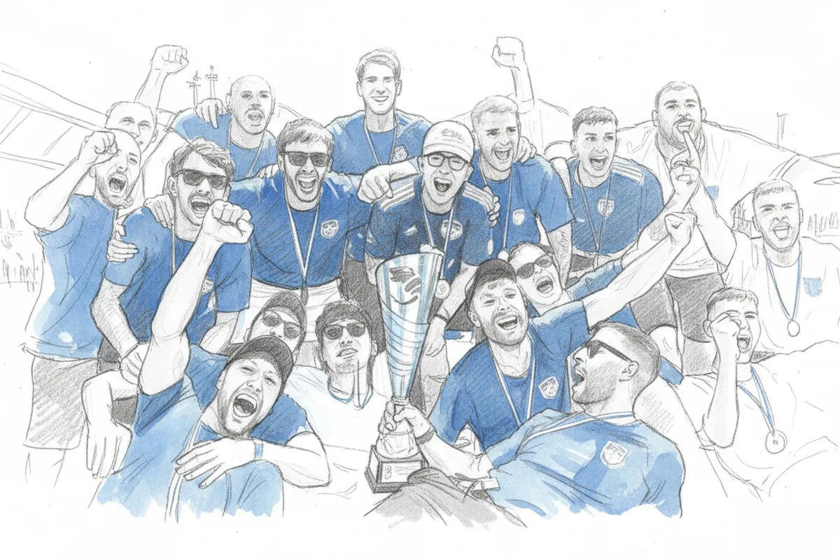 Illustrazione a corredo: Chi è la squadra che ha appena conquistato l'Italia a 11? Il segreto della Real Sanpi